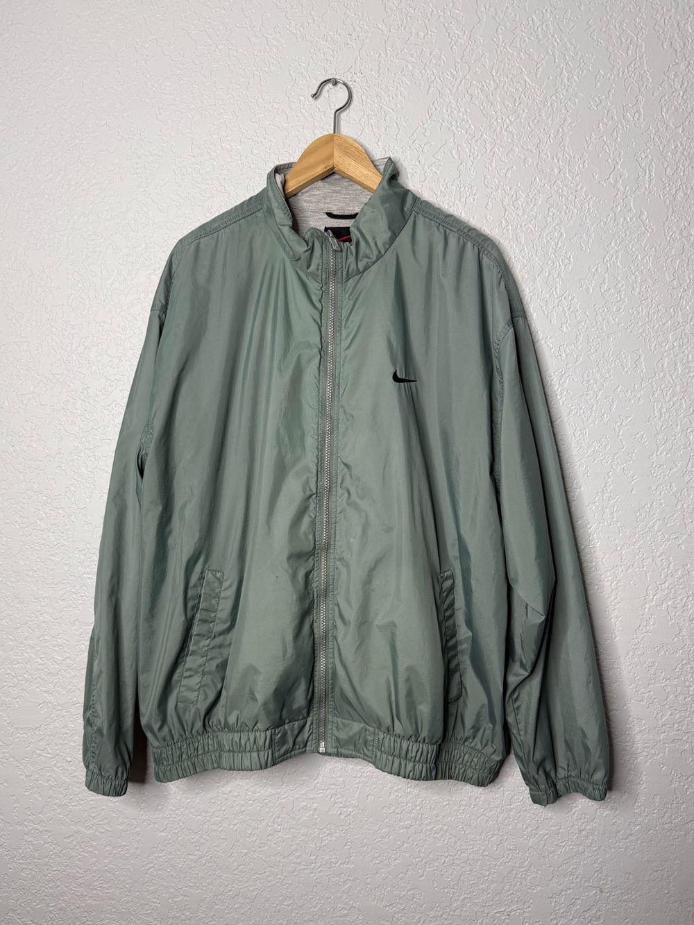 Vintage NIKE Windbreaker Full Zip Sage Green Jacket XL